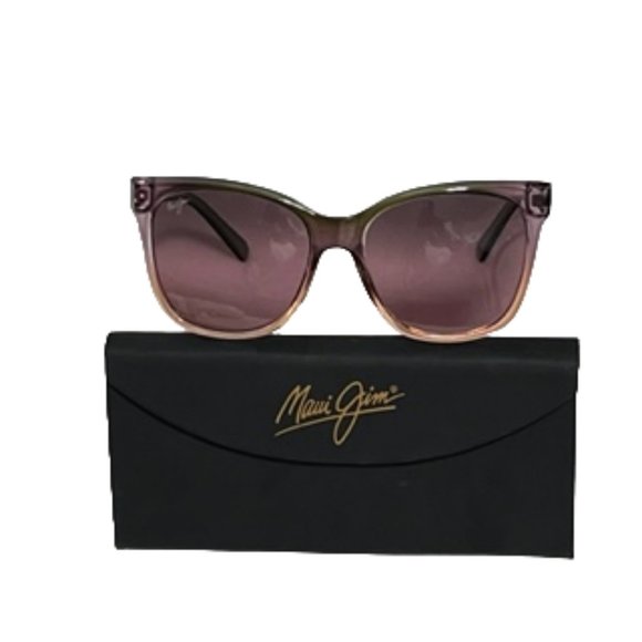 Maui Jim Accessories - MAUI JIM Alekona MJ 793-09C 55 Maui Rose Glass Polarized Sunglasses NWOT